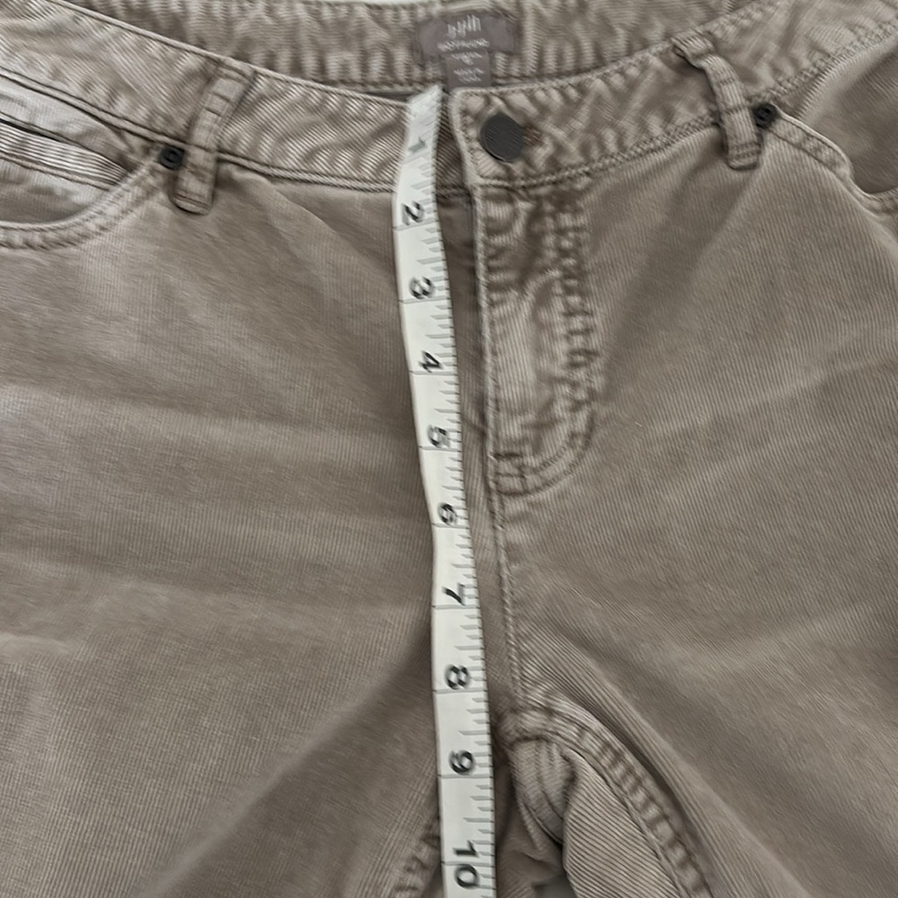 J.Jill Boyfriend Pants 6 Stretch Corduroy Quiet Luxury Preppy Casual Cabincore - Picture 9 of 14
